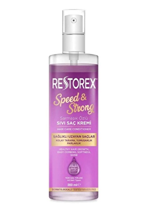 Restorex Sağlıklı Uzama Etkili Sıvı Saç Kremi Sprey 200 ml